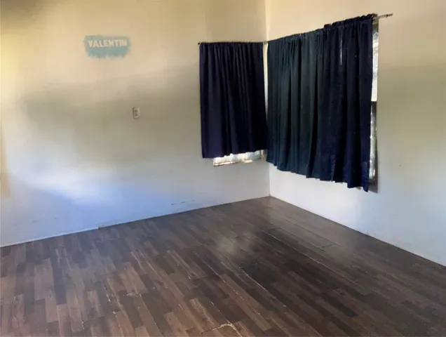 a view of wooden floor