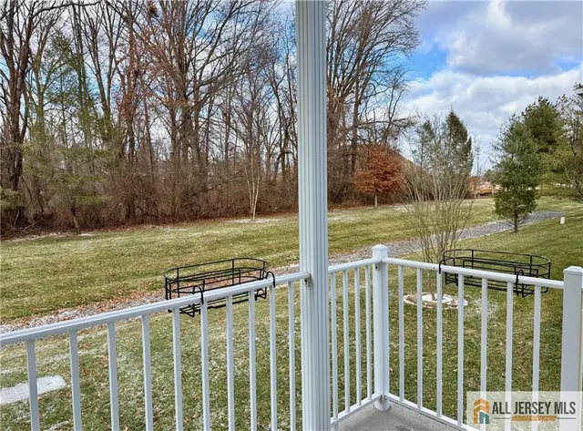 a view of a yard with an outdoor space