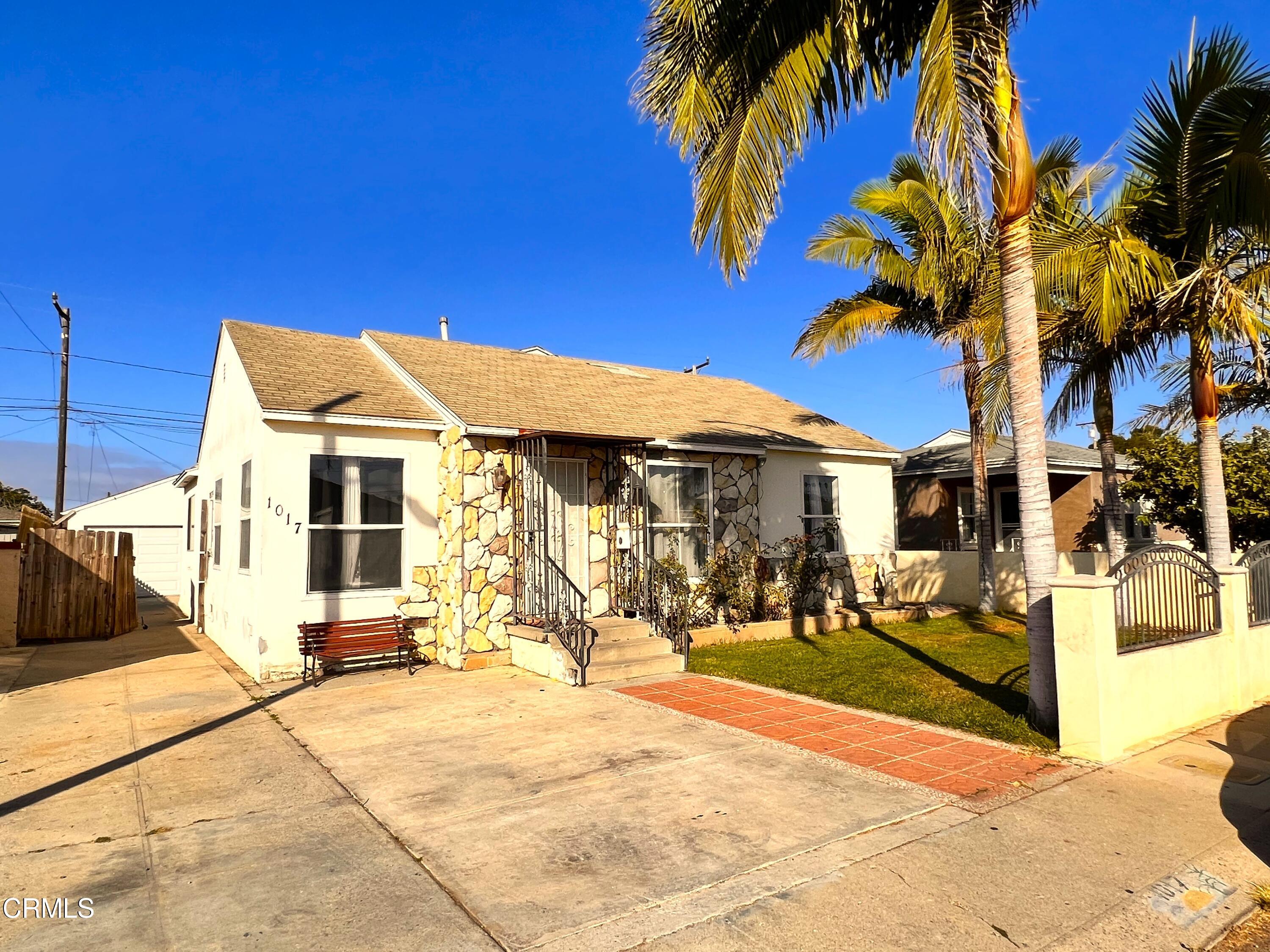 a view of a house with a patio
