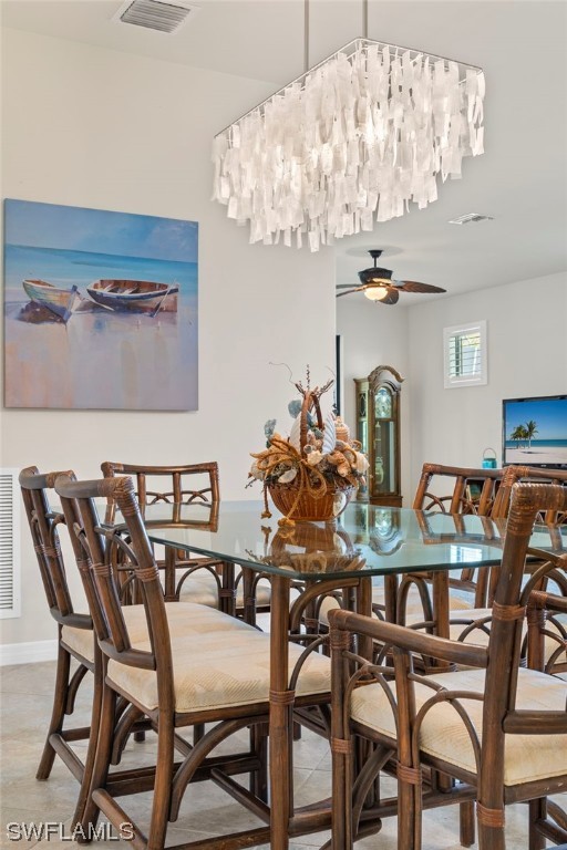 10844 Dennington Road Fort Myers, FL 33913 - Photo 7 of 50 a view of a dining room with furniture and chandelier