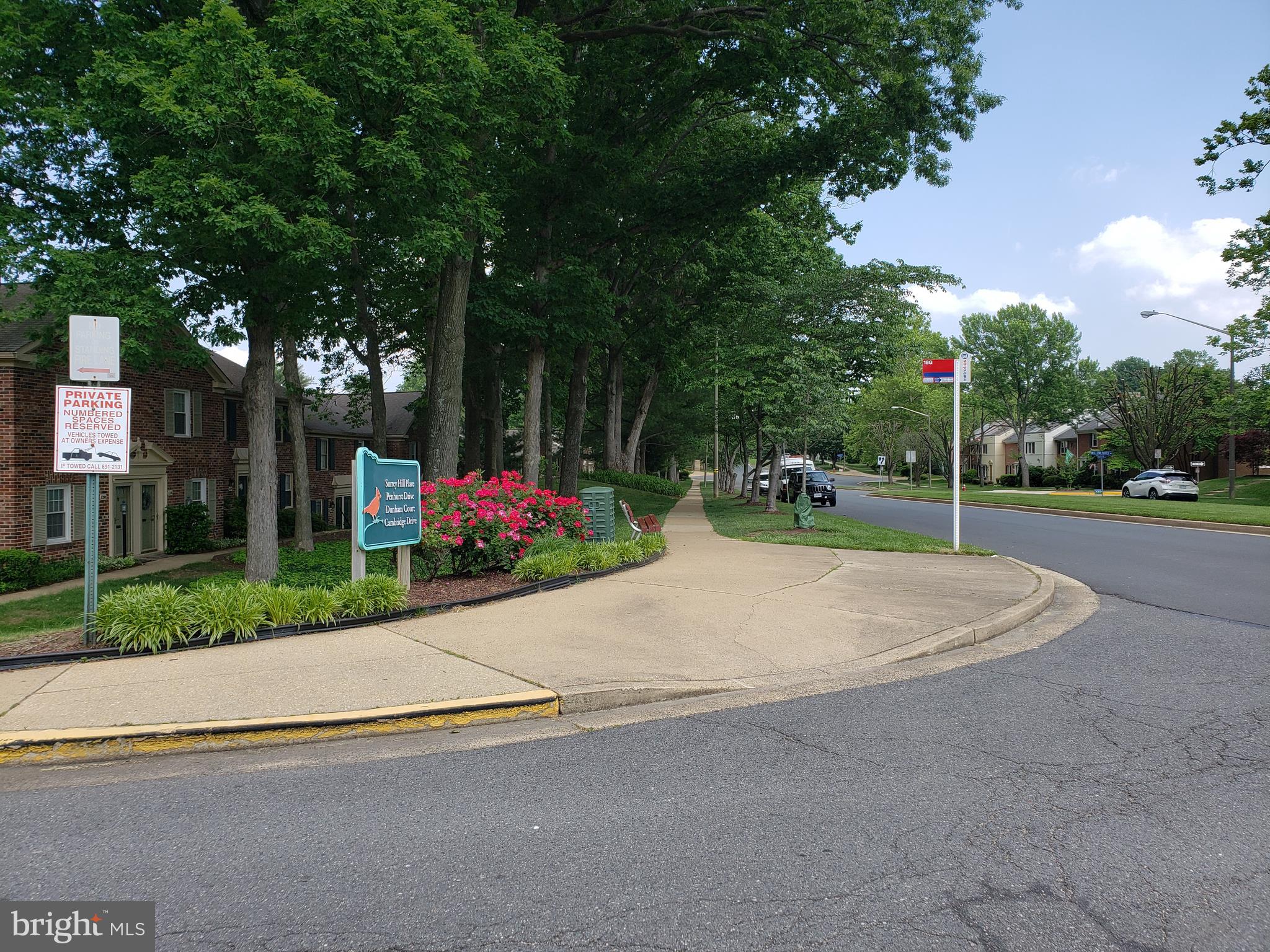 8353 Dunham Court, Unit 643 Springfield, VA 22152 - Photo 3 of 23 Metro Bus #18 G is a short walk out the front door