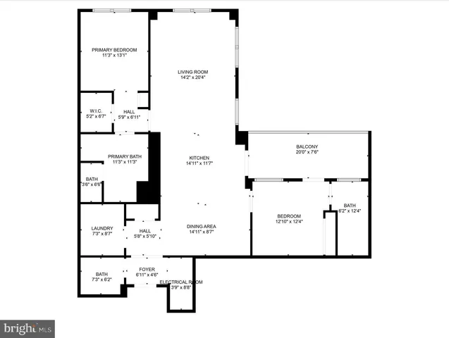 a view of a hallway with storage