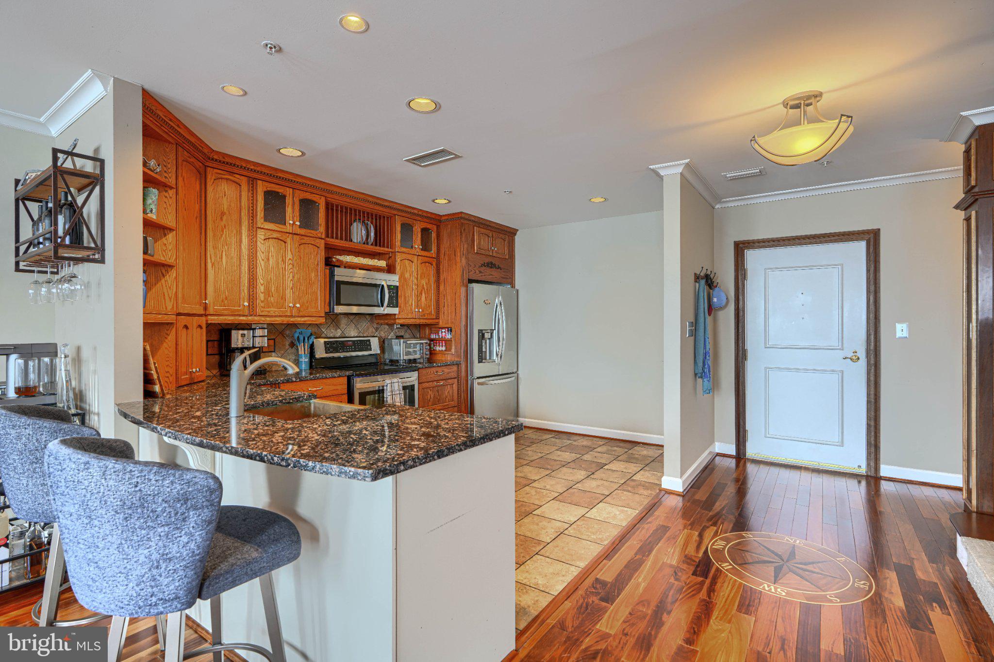 1000 Fell Street, Unit 606 Baltimore, MD 21231 - Photo 12 of 56 Charming kitchen with elegant finishes.