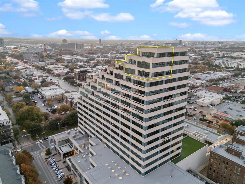 3111 Welborn Street, Unit 1701 Dallas, TX 75219 - Photo 25 of 33 a view of a city with tall buildings