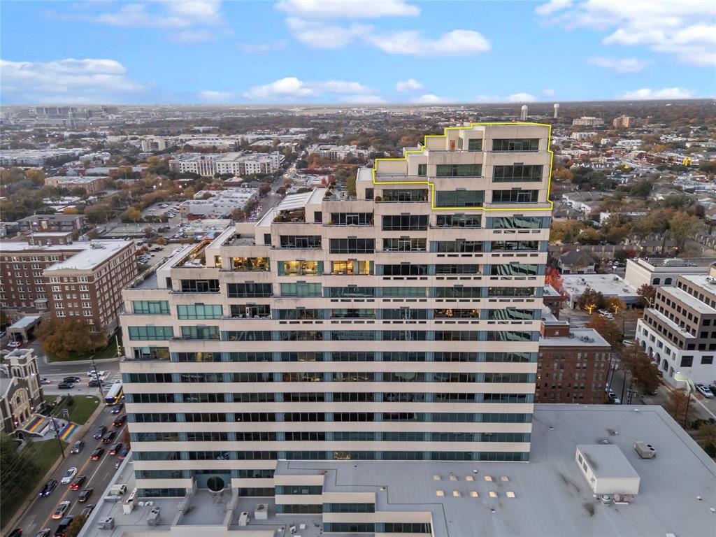 3111 Welborn Street, Unit 1701 Dallas, TX 75219 - Photo 26 of 33 a view of a city with tall buildings