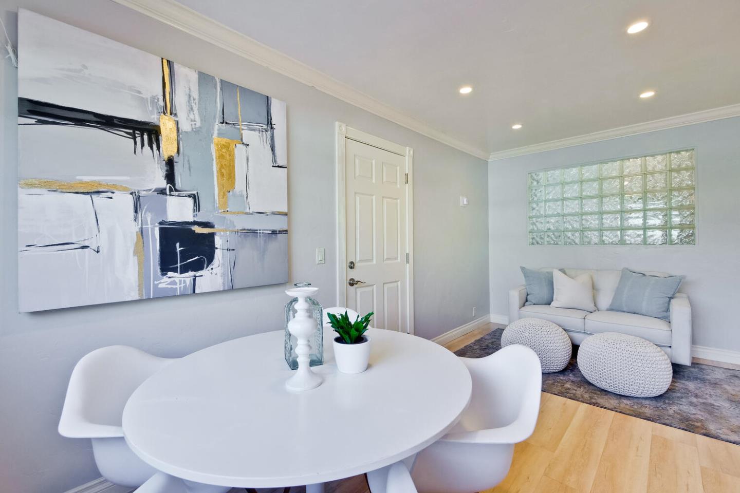 735 Widget Drive San Jose, CA 95117 - Photo 14 of 48 a living room with furniture and a fireplace