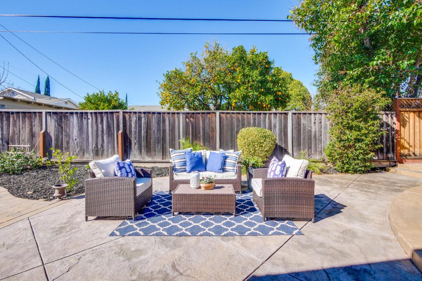 735 Widget Drive San Jose, CA 95117 - Photo 48 of 48 a view of a patio with a chairs in patio