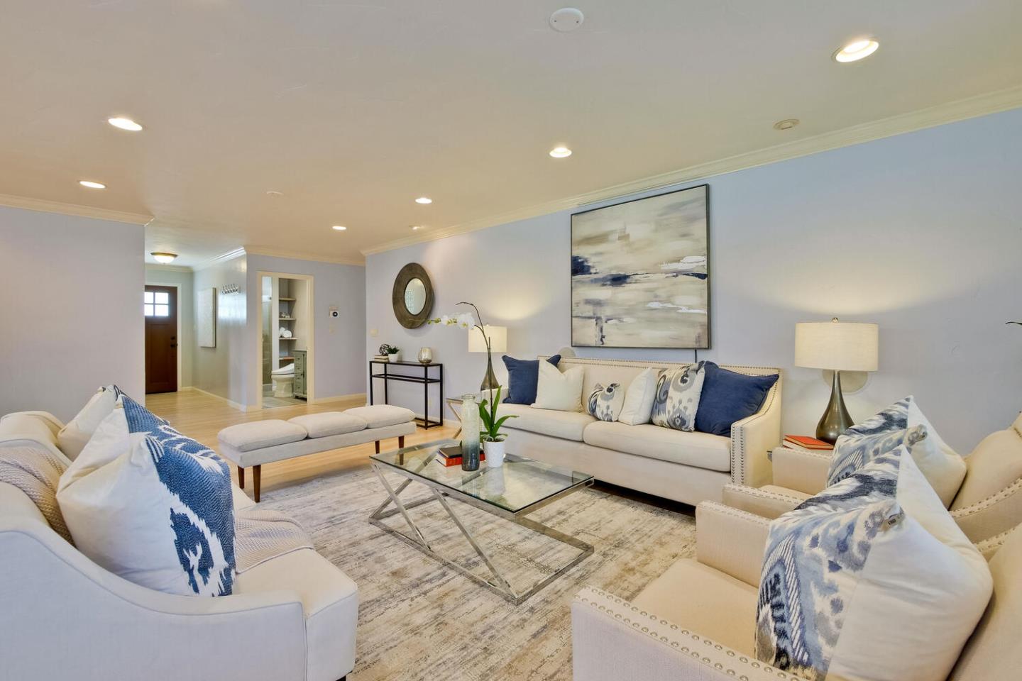 735 Widget Drive San Jose, CA 95117 - Photo 6 of 48 a living room with furniture and a large window