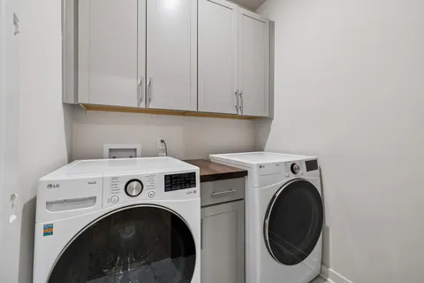 a view of storage and utility room