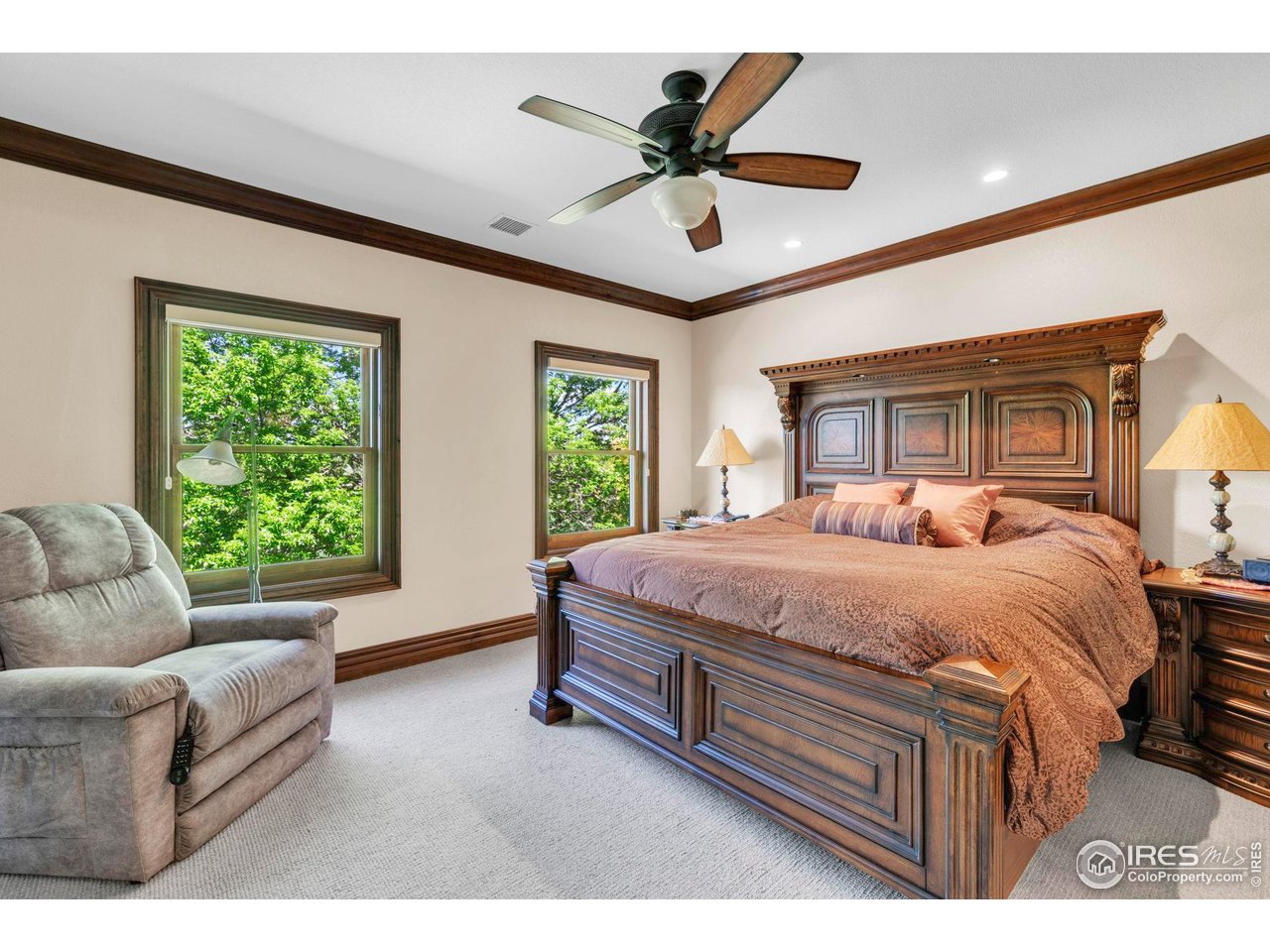 20360 County Road 3 Berthoud, CO 80513 - Photo 16 of 40 a bed room with a bed and a large window