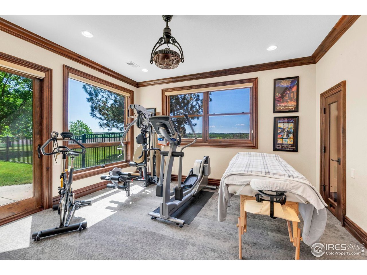 20360 County Road 3 Berthoud, CO 80513 - Photo 22 of 40 a view of a room with gym equipment