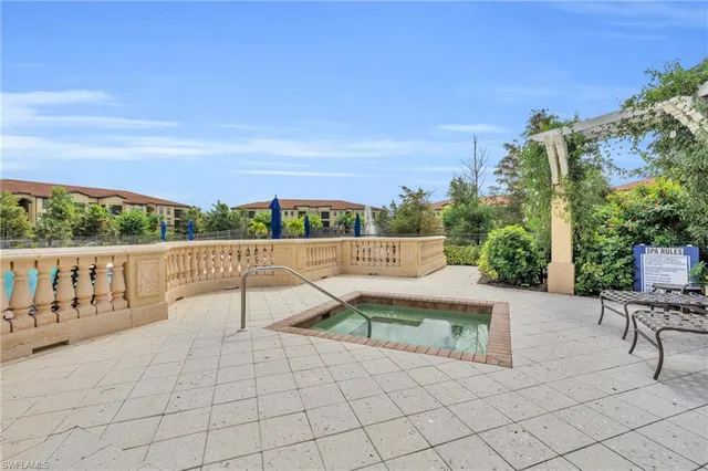 a view of a terrace with chairs