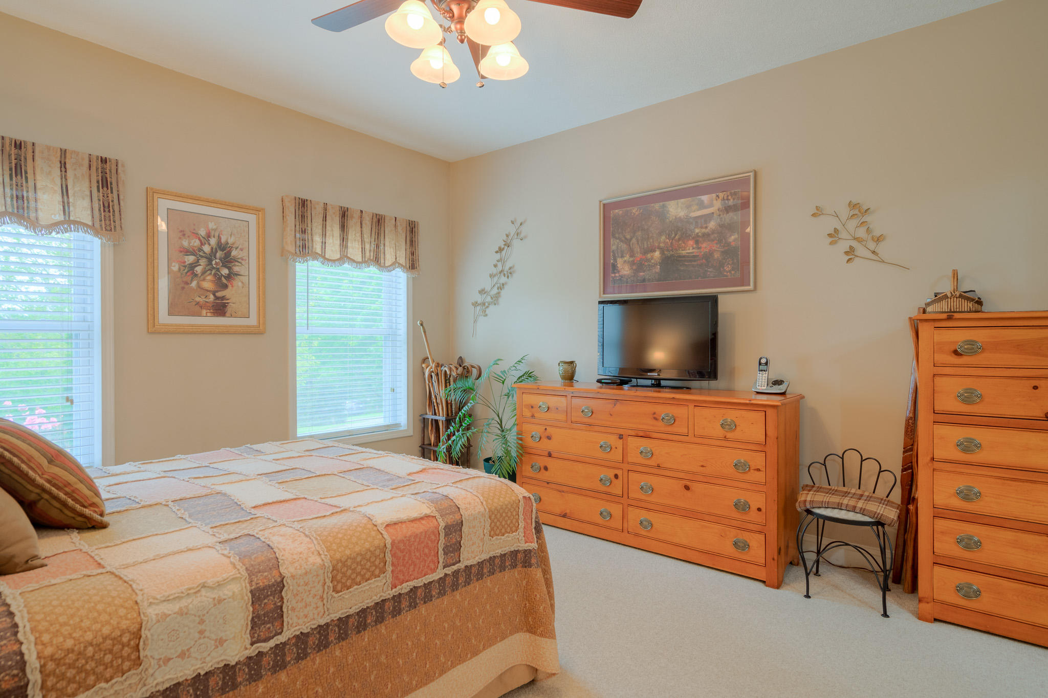 355 Sam Reed Road Northwest Floyd, VA 24091 - Photo 16 of 37 a bedroom with a bed and furniture