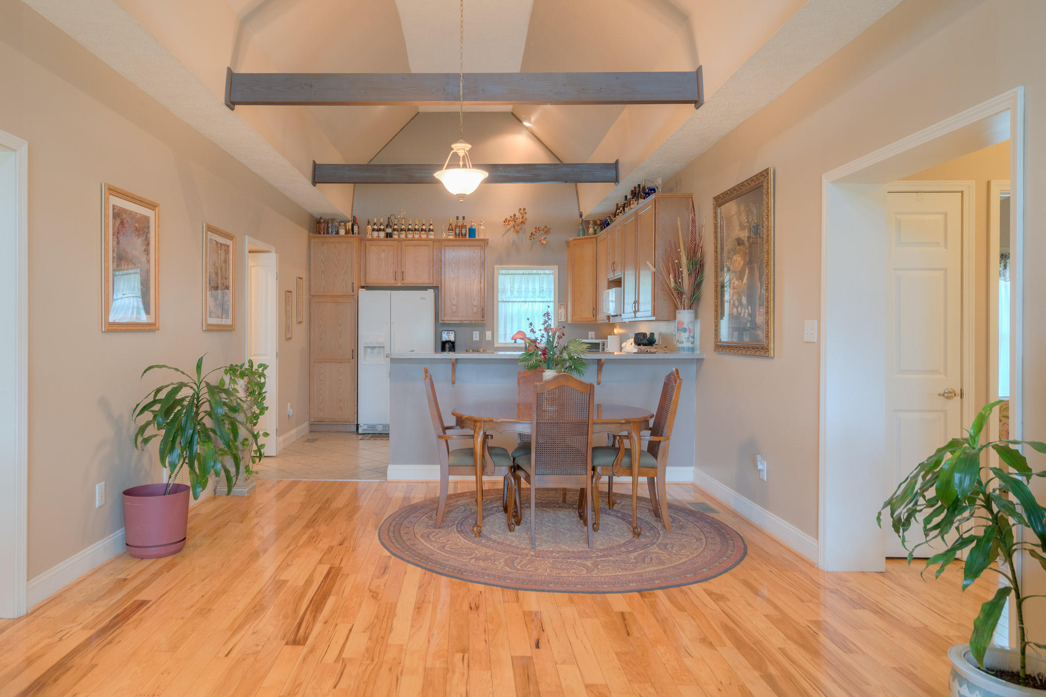 355 Sam Reed Road Northwest Floyd, VA 24091 - Photo 9 of 37 a dining room with furniture and wooden floor