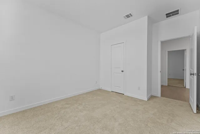 a view of an empty room