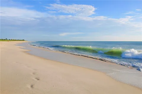 a view of beach and ocean