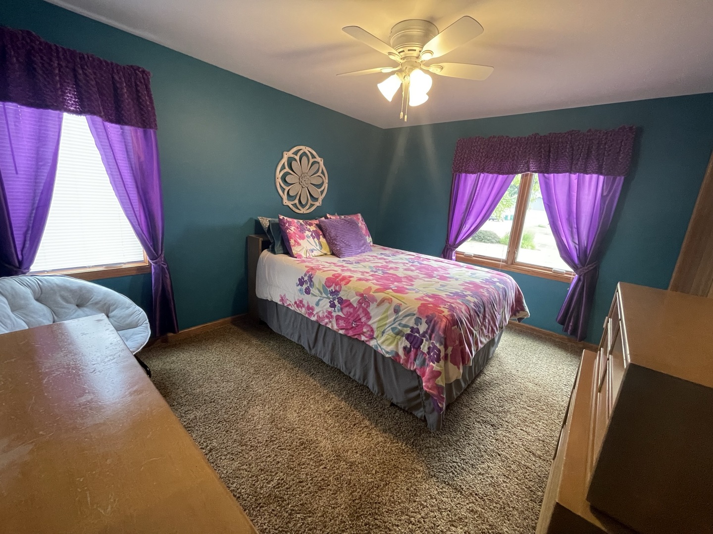 8701 South Rood Road Kingston, IL 60145 - Photo 11 of 26 a bedroom with a bed and window