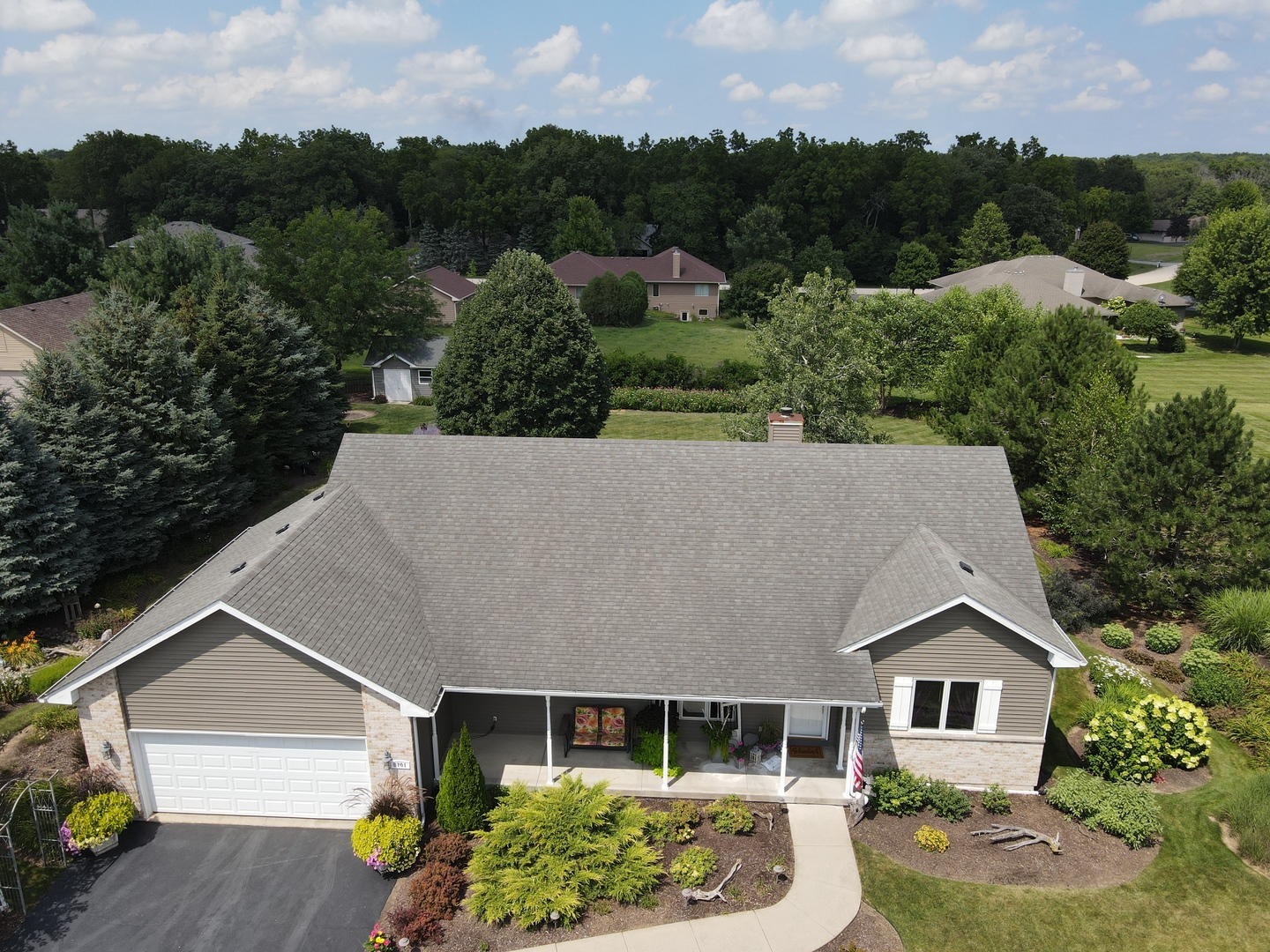8701 South Rood Road Kingston, IL 60145 - Photo 2 of 26 an aerial view of a house