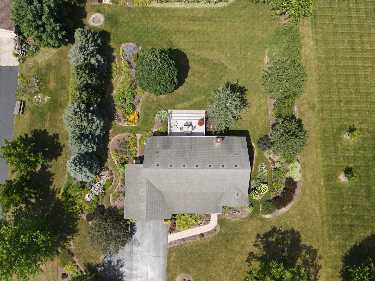 8701 South Rood Road Kingston, IL 60145 - Photo 3 of 26 an aerial view of a residential houses with outdoor space