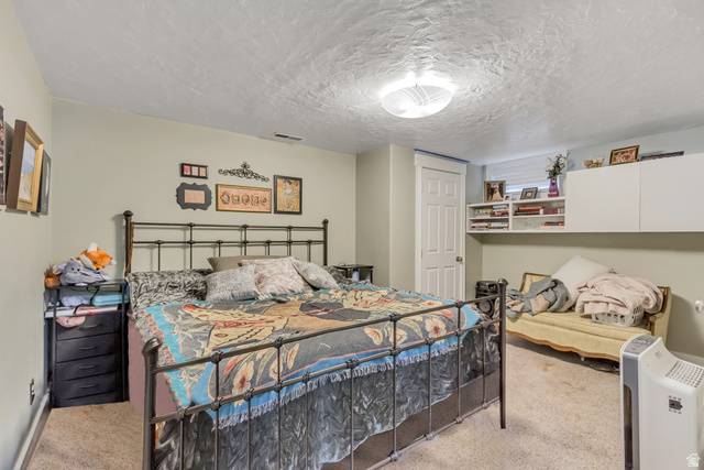 65 West 700 North Bountiful, UT 84010 - Photo 15 of 29 Spacious room featuring neutral painted walls, textured ceiling, and carpet flooring