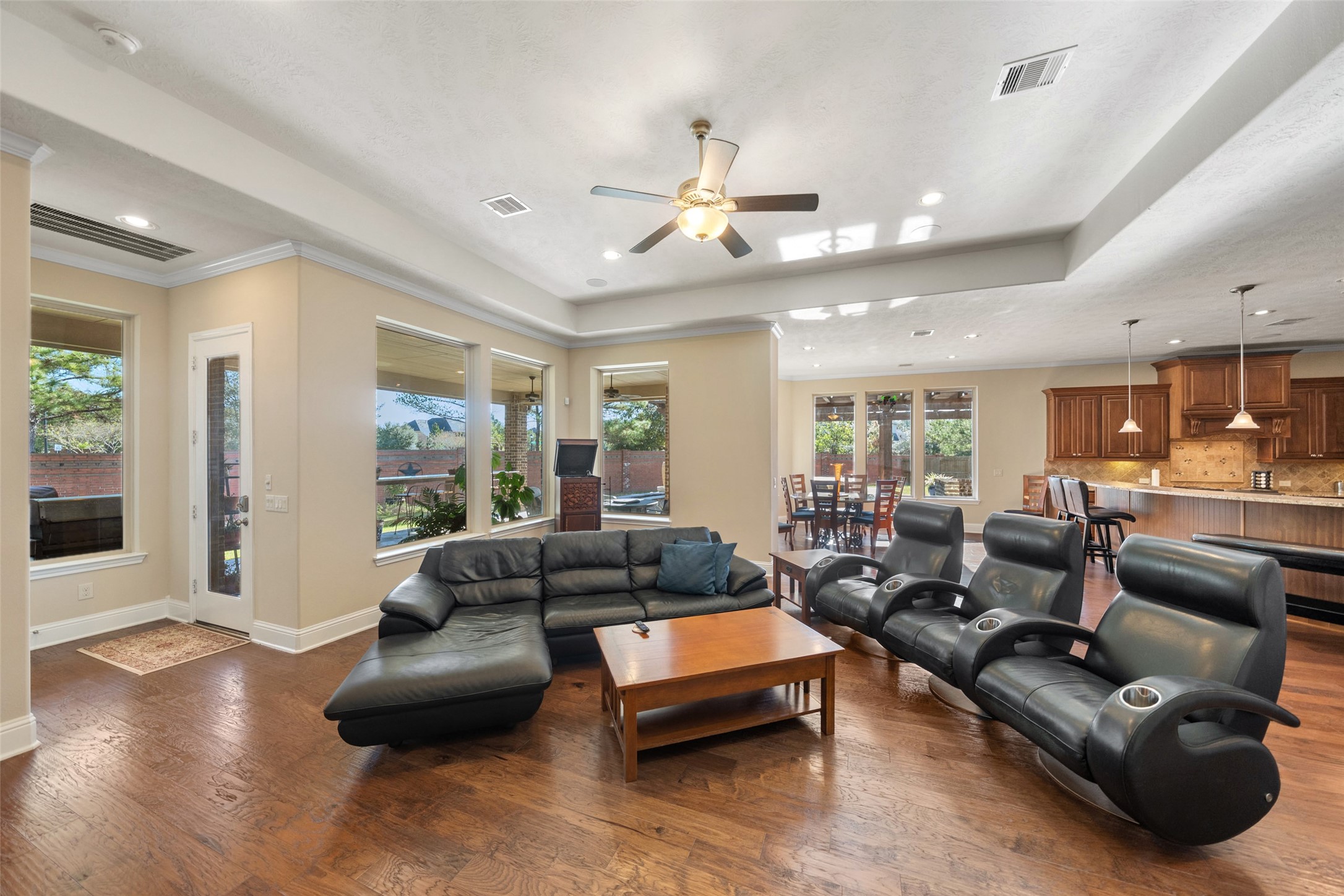 27626 South Colt Shadow Lane Spring, TX 77386 - Photo 17 of 50 a living room with furniture and a large window