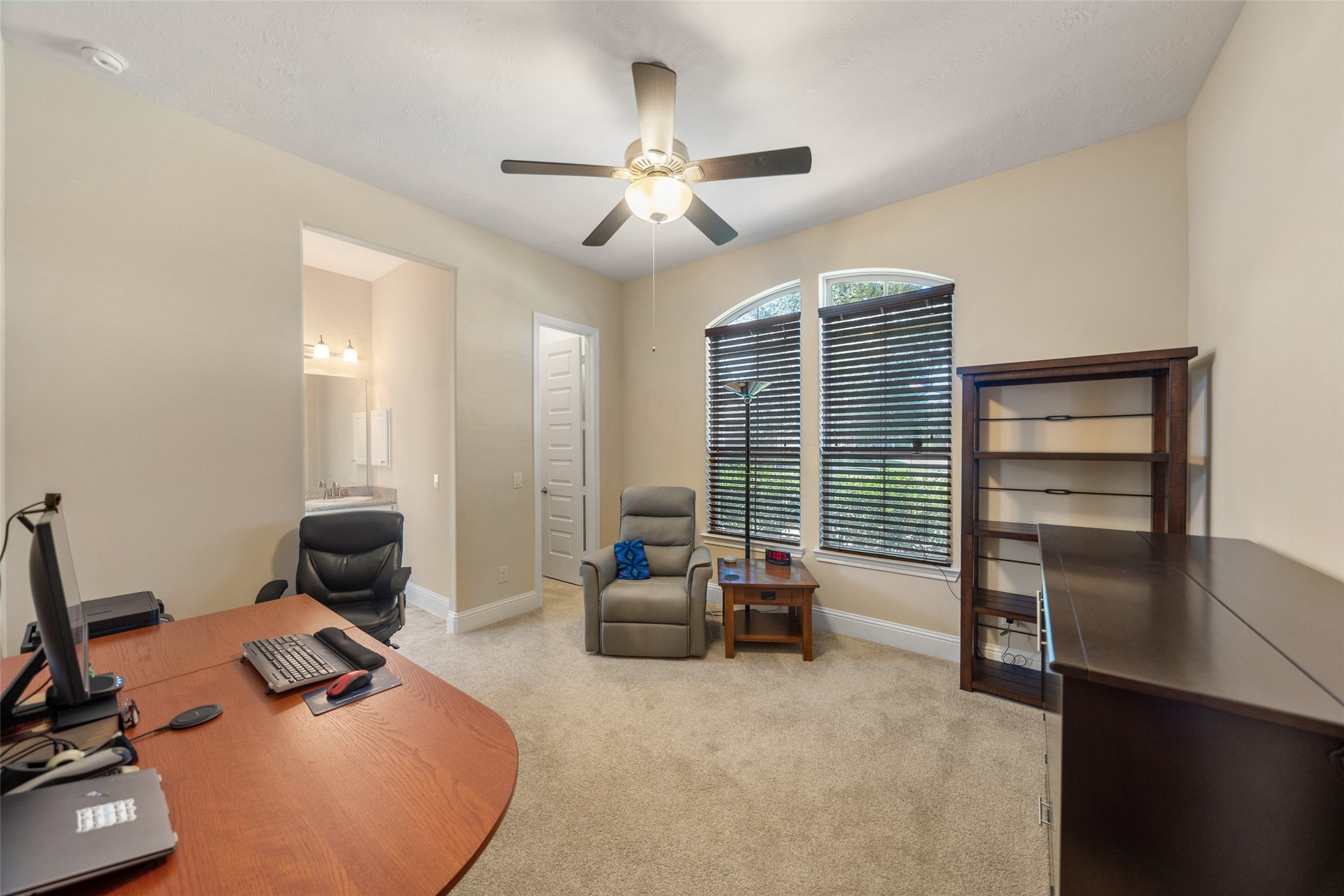 27626 South Colt Shadow Lane Spring, TX 77386 - Photo 26 of 50 a bedroom with furniture and a window