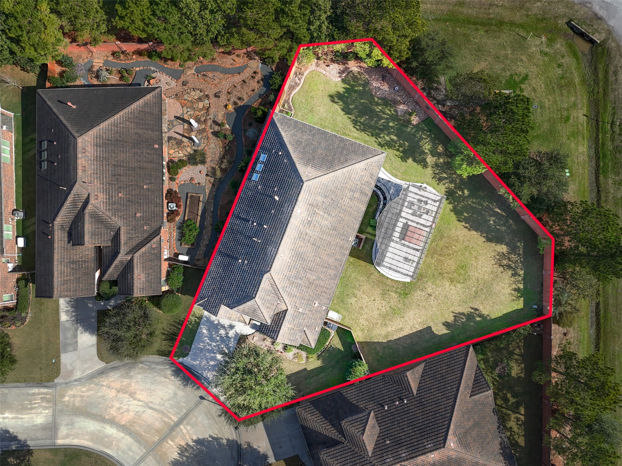 27626 South Colt Shadow Lane Spring, TX 77386 - Photo 42 of 50 an aerial view of a house