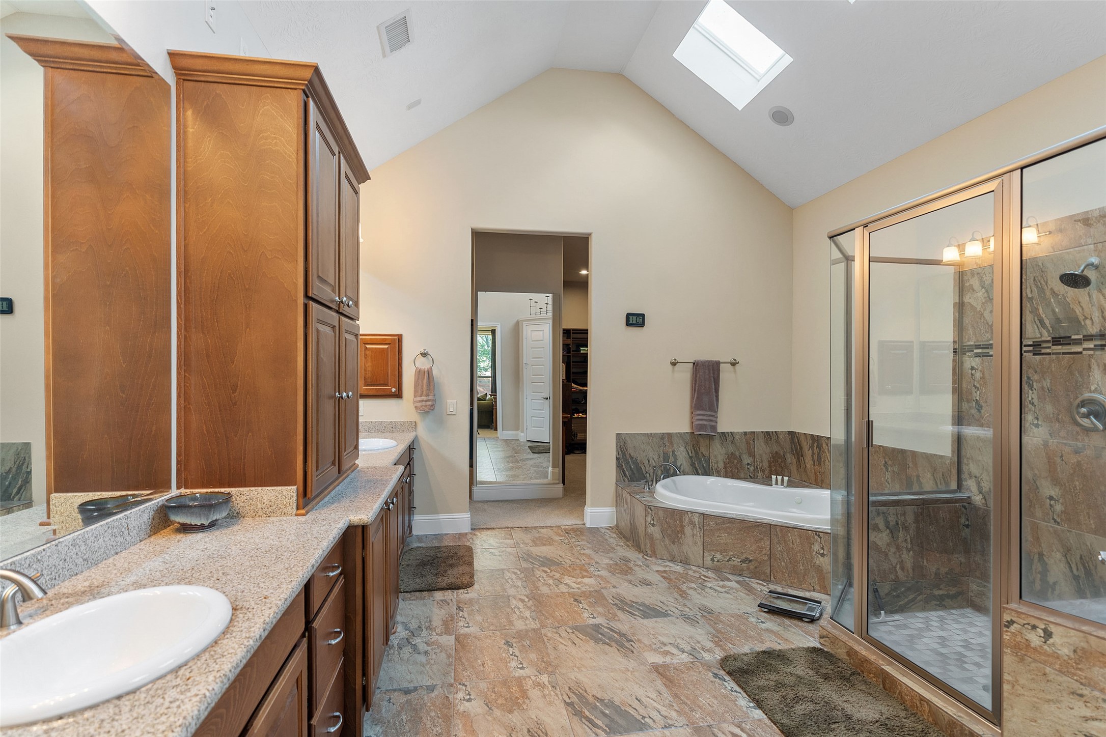 27626 South Colt Shadow Lane Spring, TX 77386 - Photo 5 of 50 a bathroom with a sink a toilet and shower