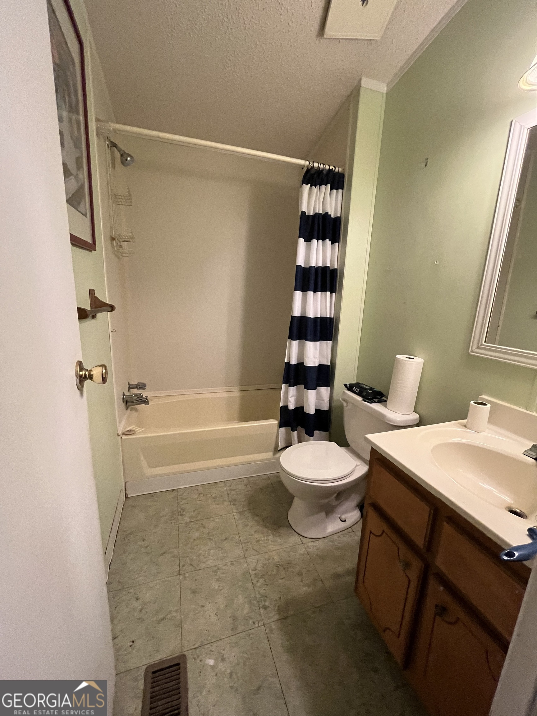 6326 Riggins Mill Road Dry Branch, GA 31020 - Photo 35 of 108 a bathroom with a sink a toilet and shower