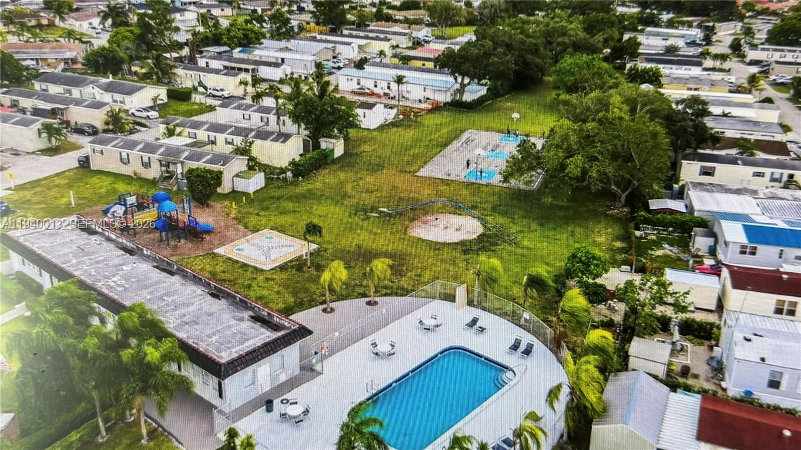 25345 Southwest 129th Place Homestead, FL 33032 - Photo 6 of 35 an aerial view of a house with yard swimming pool and outdoor seating