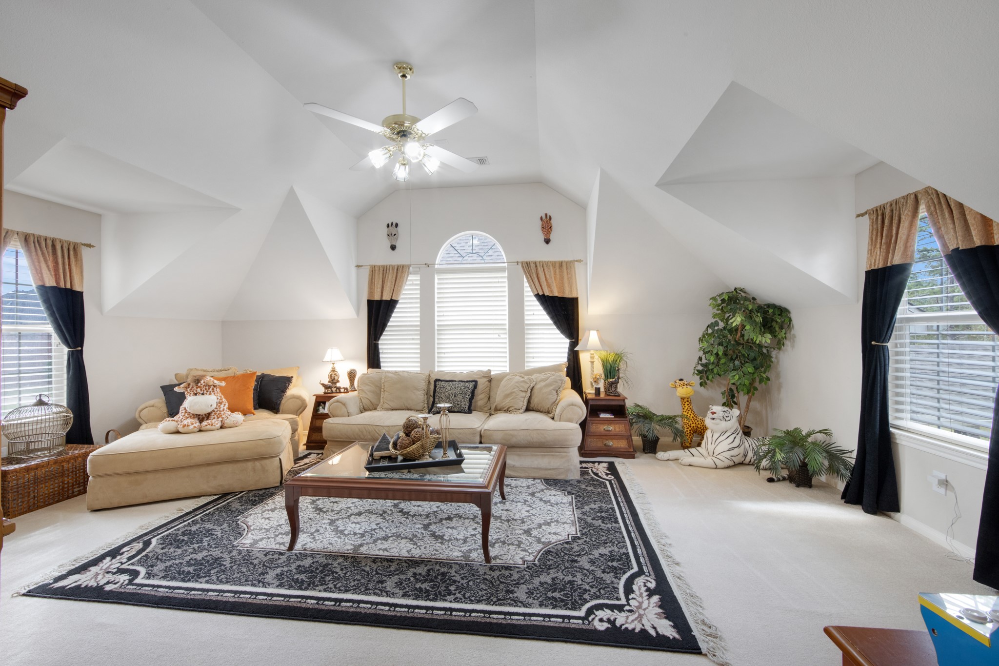9510 Ashdown Forest Drive Spring, TX 77379 - Photo 41 of 50 GAME ROOM – large upstairs living area with plenty of space for seating, games, or a media setup. A flexible space designed for family gatherings and recreation.