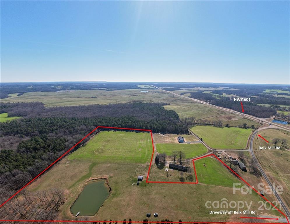 4515 Belk Mill Road Monroe, NC 28112 - Photo 1 of 12 an aerial view of a house