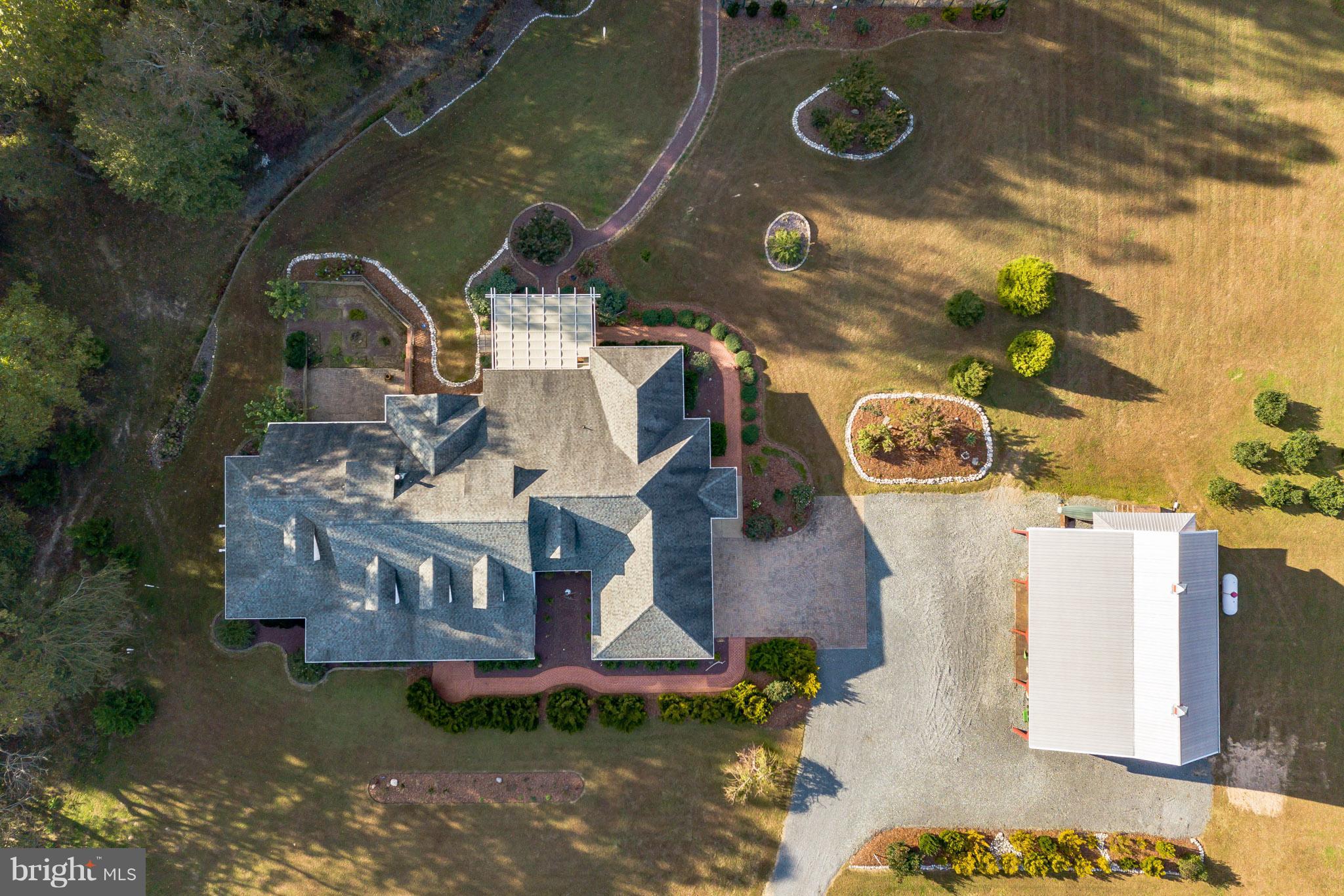 7410 Flint Hill Road Owings, MD 20736 - Photo 4 of 56 Aerial overhead view
