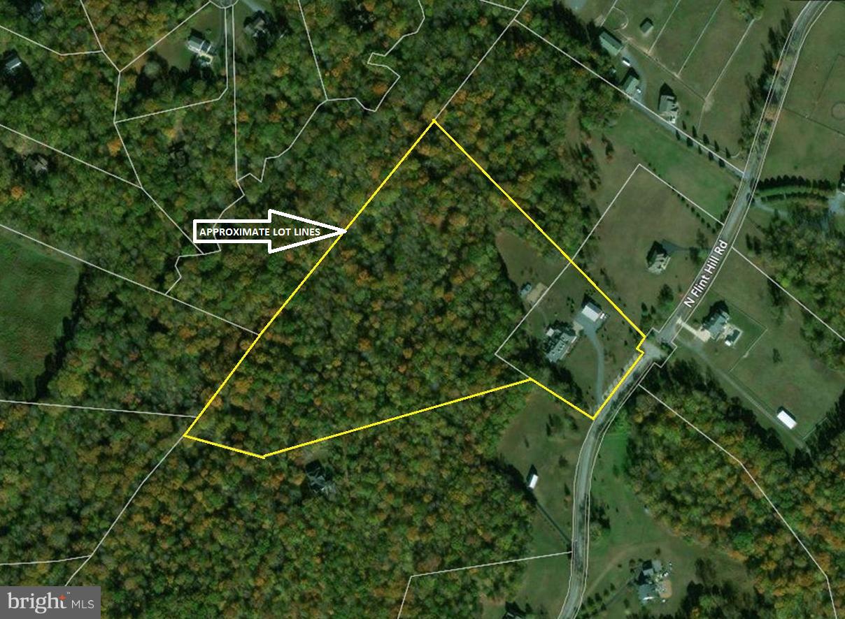 7410 Flint Hill Road Owings, MD 20736 - Photo 54 of 56 Satellite view showing approximate lot lines