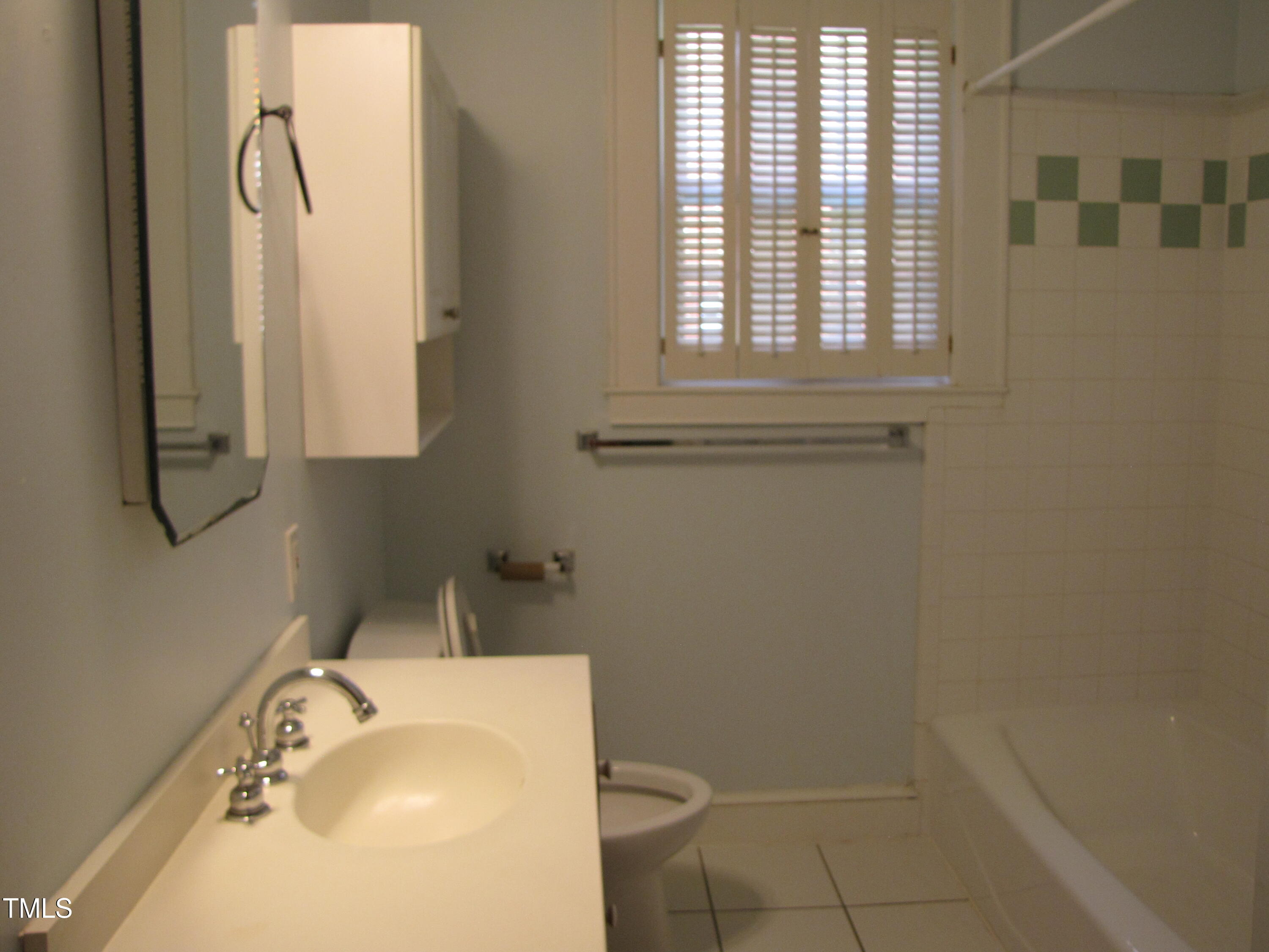 1024 Starlight Drive Durham, NC 27707 - Photo 12 of 18 a bathroom with a sink a toilet and a mirror