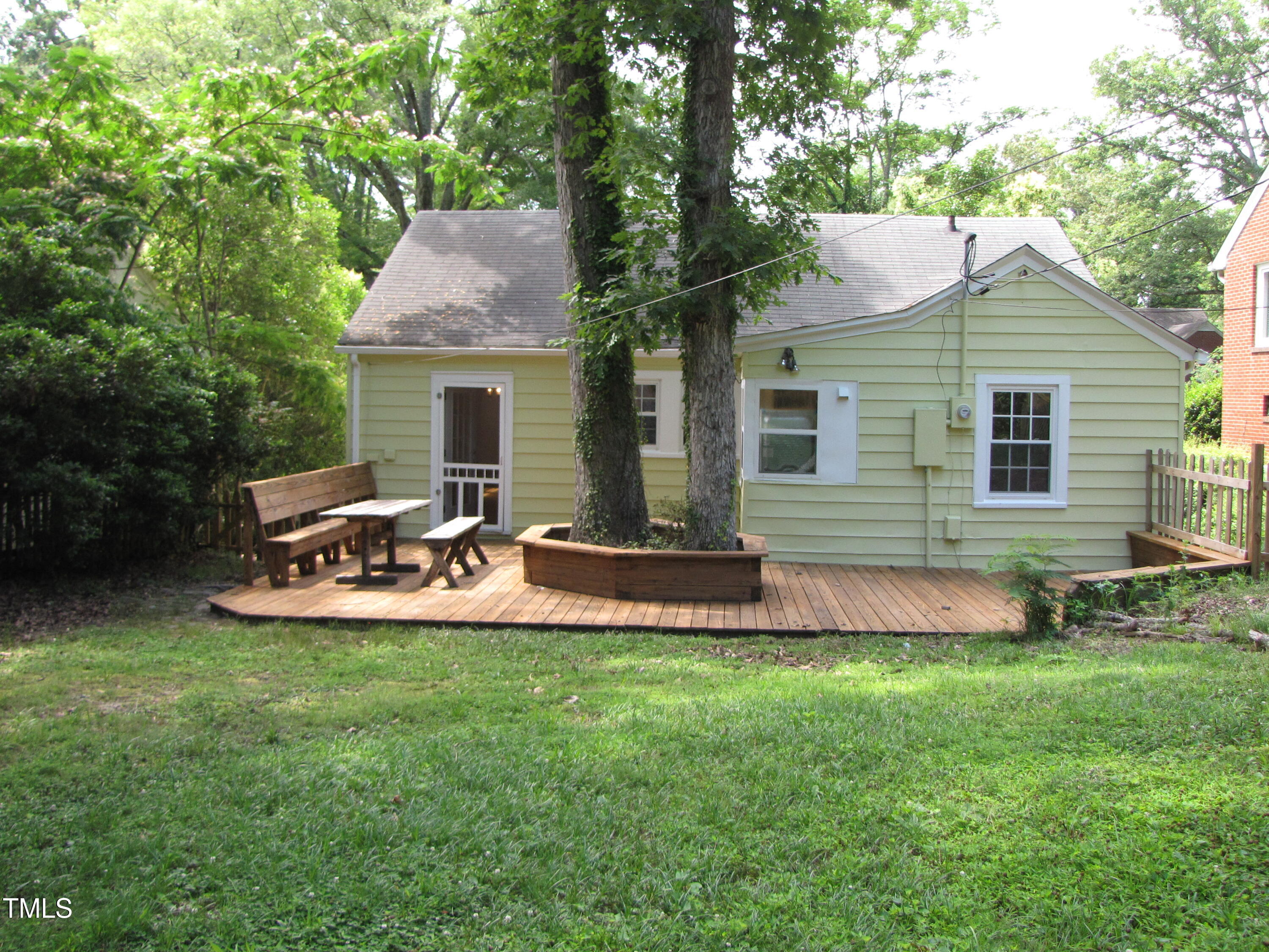 1024 Starlight Drive Durham, NC 27707 - Photo 15 of 18 a view of a house with backyard and sitting area