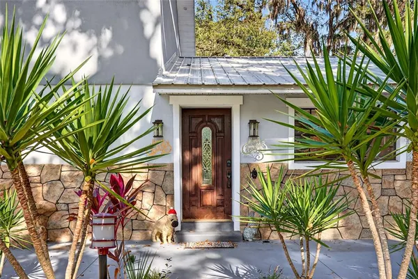 a view of outdoor space and porch