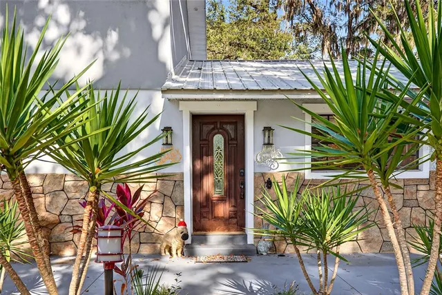 a view of outdoor space and porch