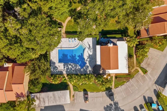 front view of a house with a trees