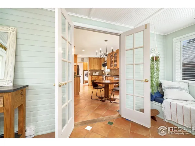 a view of a living room and a window