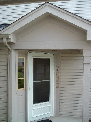 a view of front door