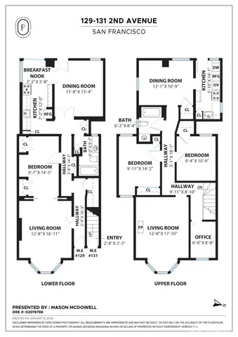 $1,595,000 | 129-131 2nd Avenue, San Francisco, CA 94118