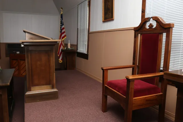 a close view of water heater room