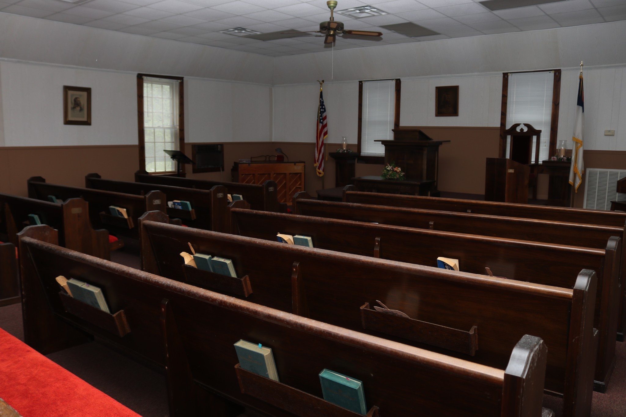 9 Flintville School Road Flintville, TN 37335 - Photo 9 of 12 a black leather couch sitting inside of a kitchen
