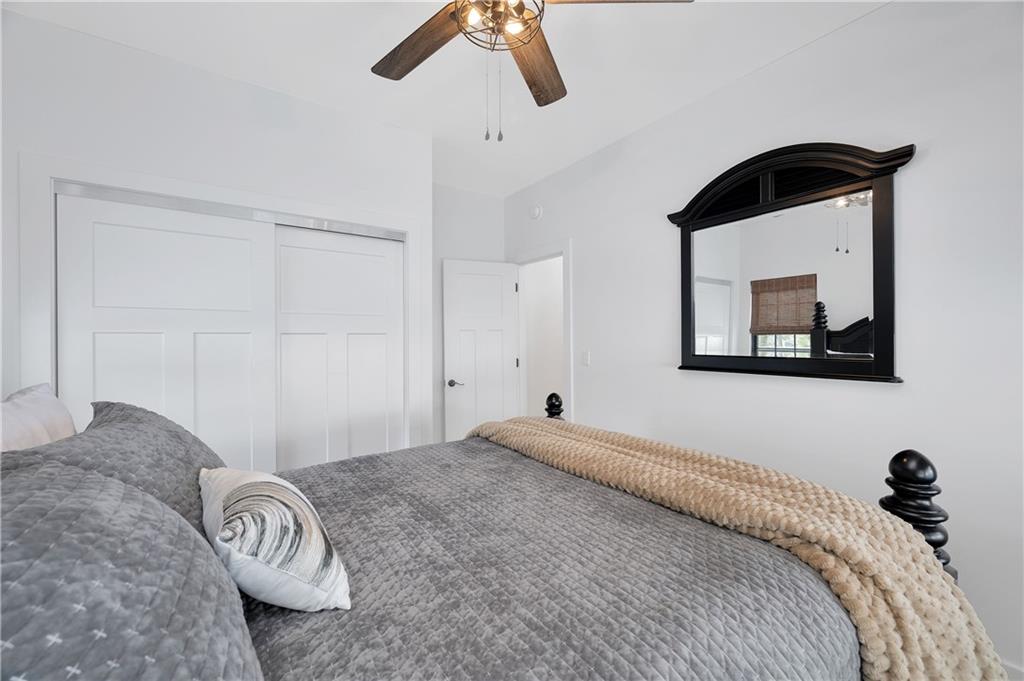 162 East Maple Lane Clarion, PA 16214 - Photo 20 of 49 a bedroom with a bed and a chandelier