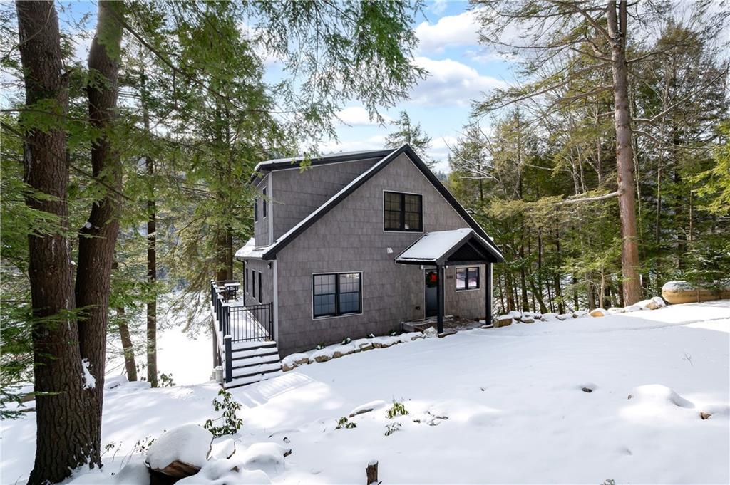 162 East Maple Lane Clarion, PA 16214 - Photo 2 of 49 a front view of a house with a yard covered in snow