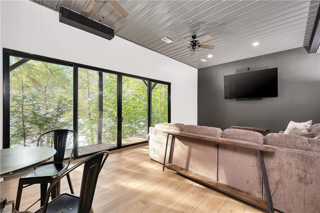 162 East Maple Lane Clarion, PA 16214 - Photo 28 of 49 a living room with furniture and a flat screen tv