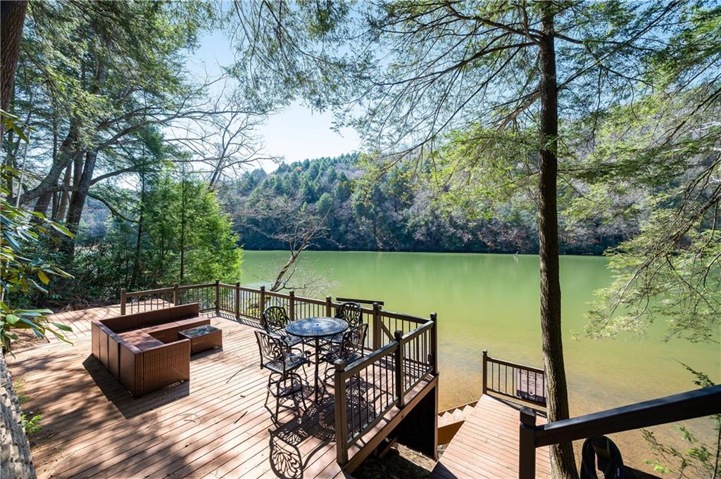 162 East Maple Lane Clarion, PA 16214 - Photo 43 of 49 Relaxing view - stairs lead to where included pontoon dock attaches