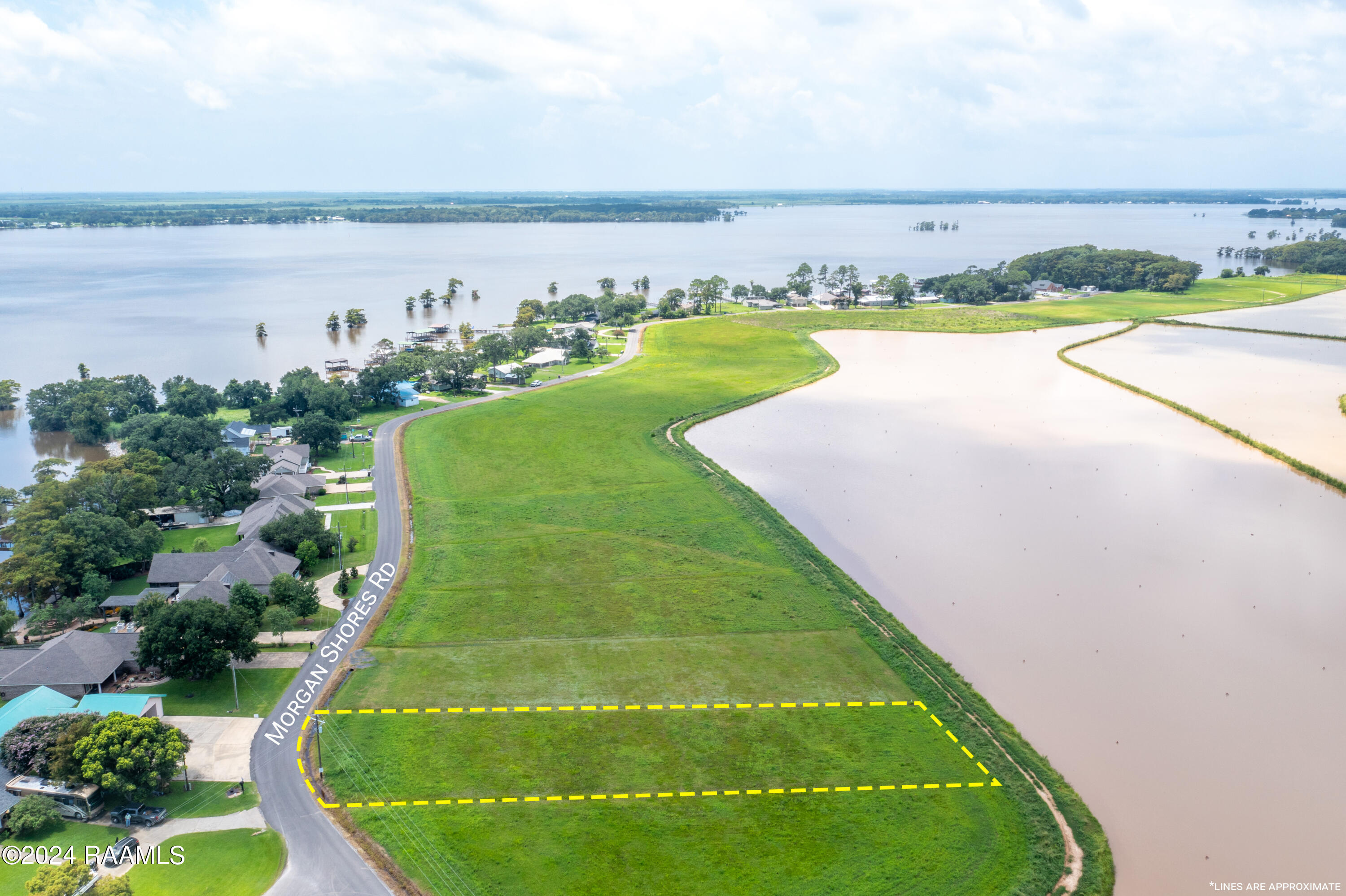 Lot 5 Morgan Shore's Road Lake Arthur, LA 70549 - Photo 6 of 9 Aerial of Lot 5