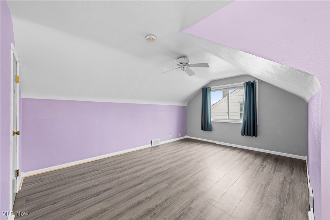 625 Pendley Road Willowick, OH 44095 - Photo 19 of 28 Upstairs bedroom with wood finished floors, and ceiling fan